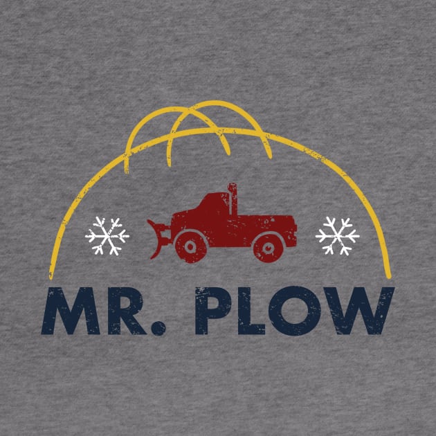 Mr. Plow Logo (color) by Zachterrelldraws